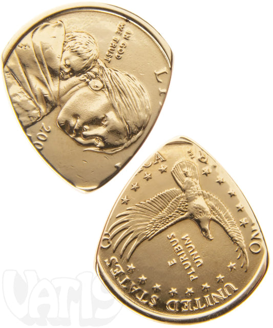 Dollar Coin Guitar Pick beauty shot