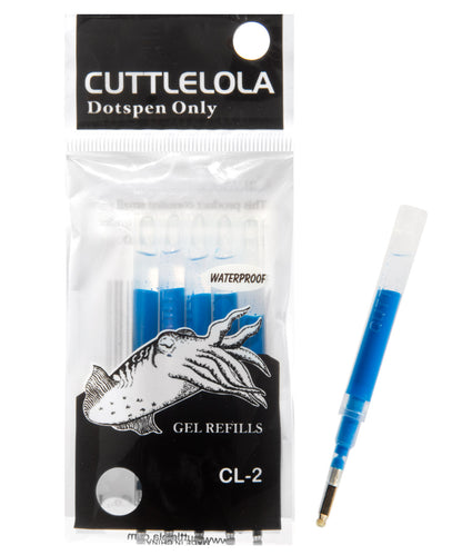 DotsPen Electric Pen-Blue Ink Refill (5-pack) beauty shot