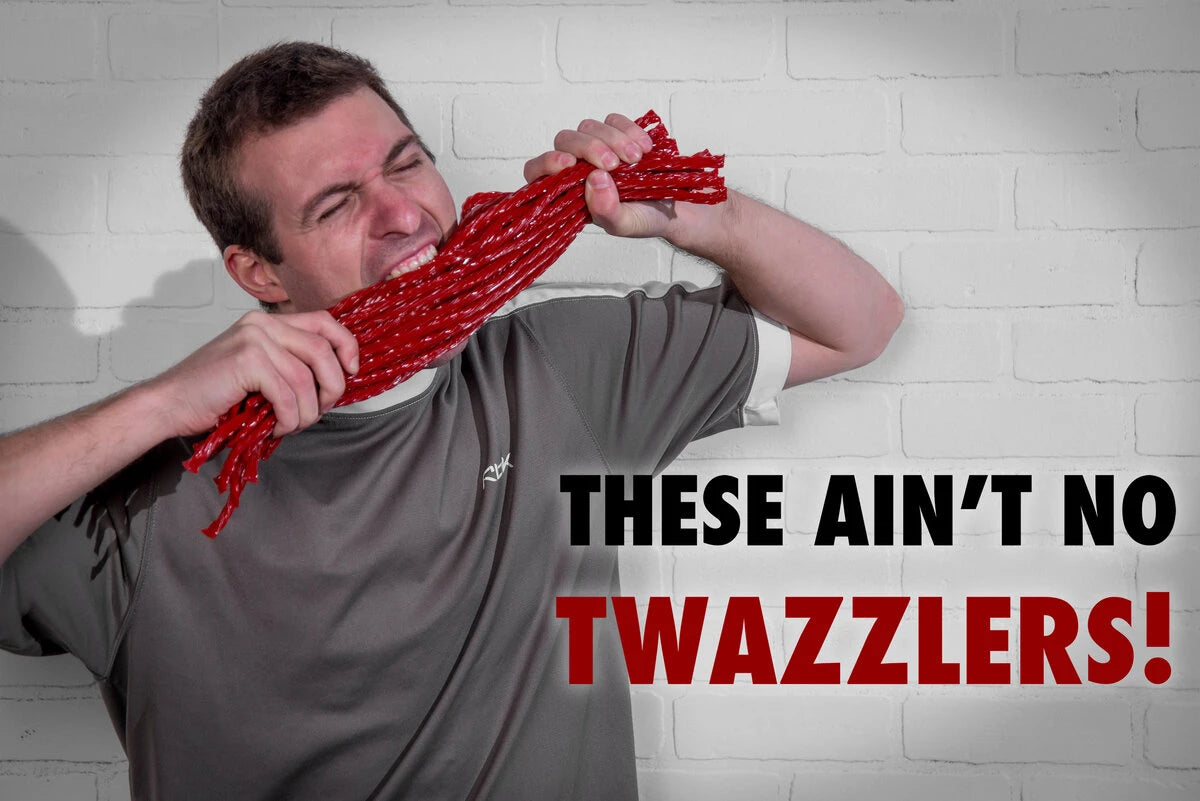 Extra Long Twizzlers are 100% authentic Twizzlers licorice.