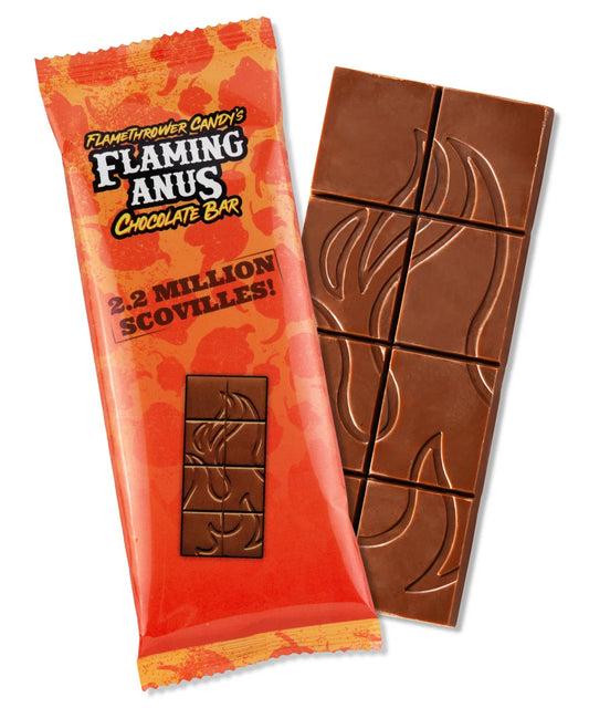 Flaming Anus Chocolate Bar beauty shot