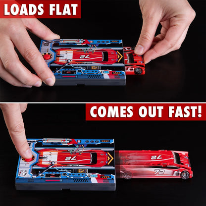 These unique collectible toy cars that fold down to just ¼ inch tall!