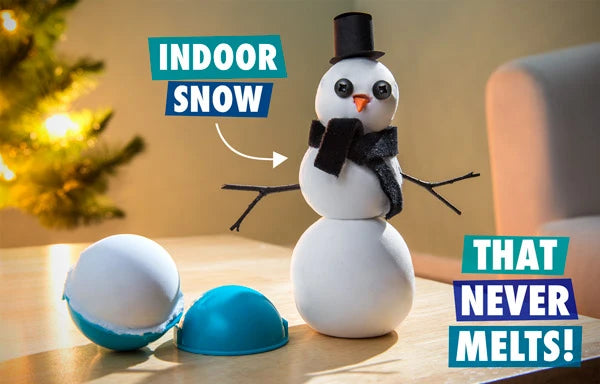 Winter is coming… whenever you want! Snowball molds pictured above are NOT included in Bucket of Floof.