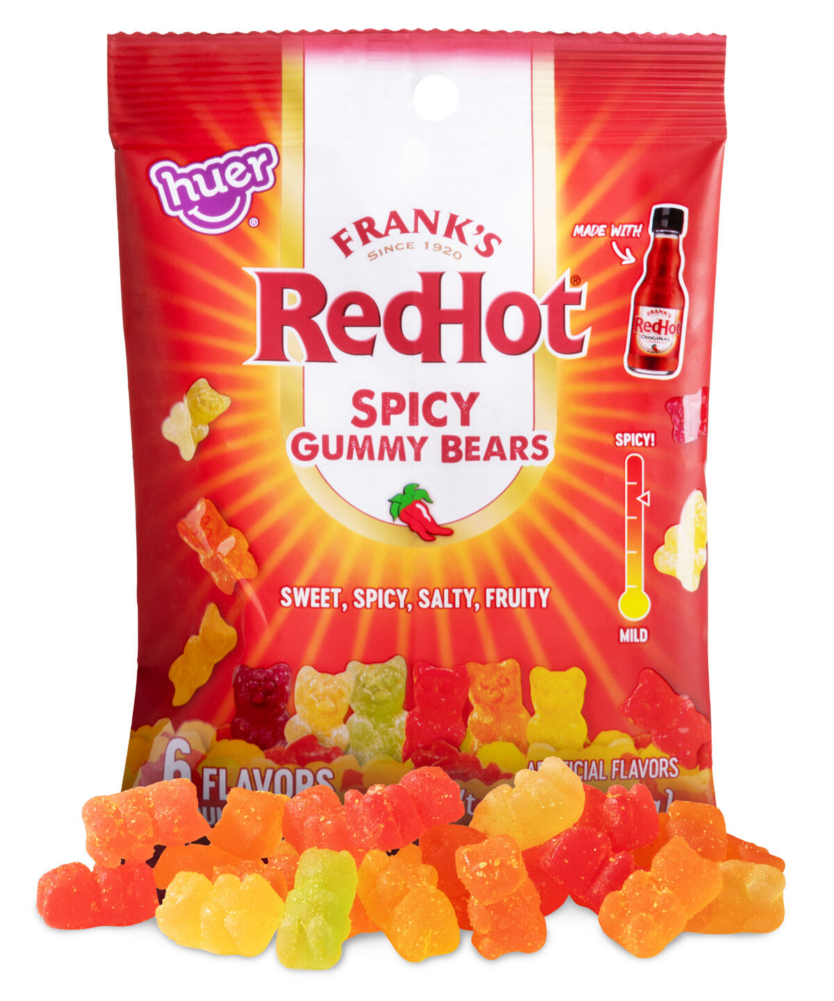 Frank's RedHot Gummy Bears beauty shot
