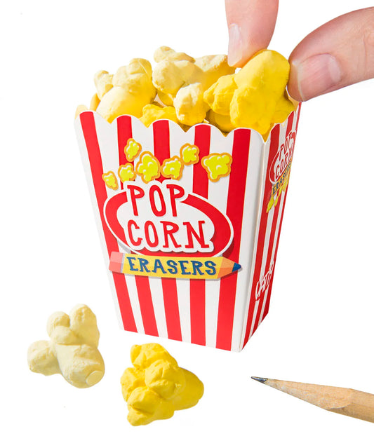 Popcorn Erasers beauty shot