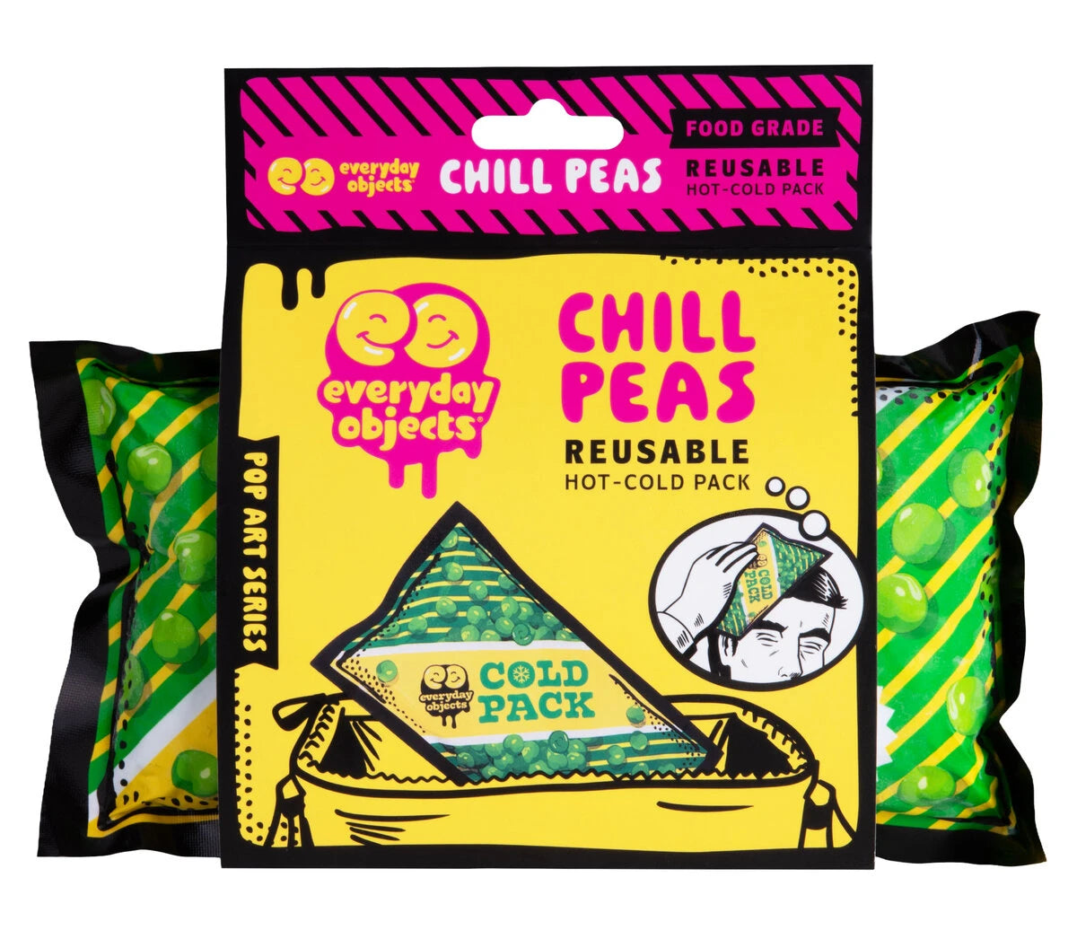 Completely reusable, the Frozen Peas Ice Pack is the one bag of peas that will never spoil!