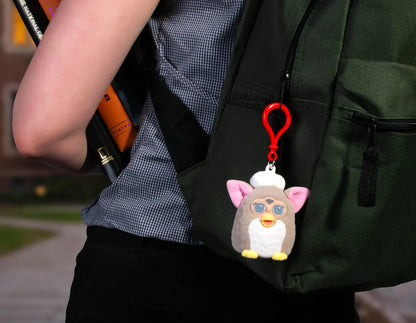 Your mini Furby features a solid, durable body that’s covered in velvety-soft fur and come with a handy clasp, making them the perfect companion to hang from your bag.
