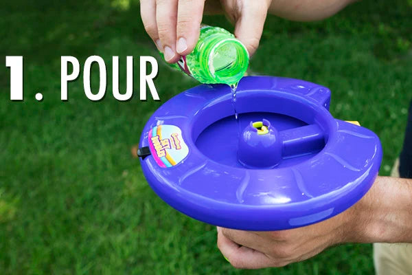 As easy as: pour, pull, and launch!