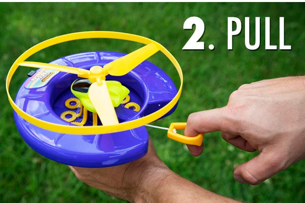 As easy as: pour, pull, and launch!