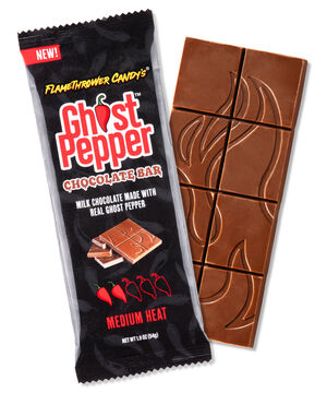 Ghost Pepper Chocolate Bar beauty shot