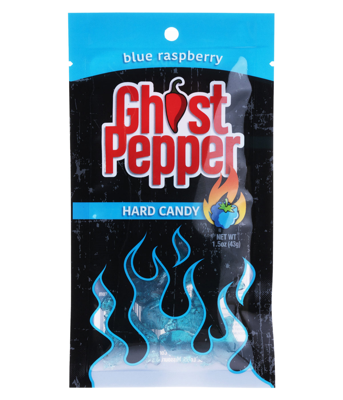 Ghost Pepper Hard Candy-Blue Raspberry beauty shot