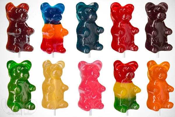 Choose your flavor of Giant Gummy Bear!