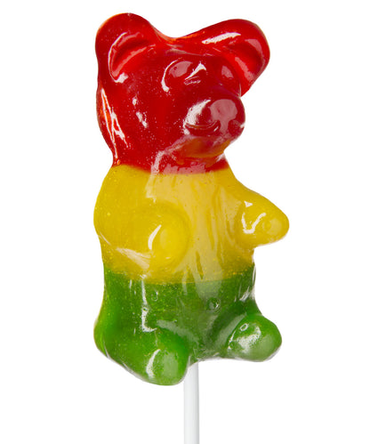 Giant Gummy Bear ... on a Stick-Astro (Cherry, Lemon, Apple) beauty shot