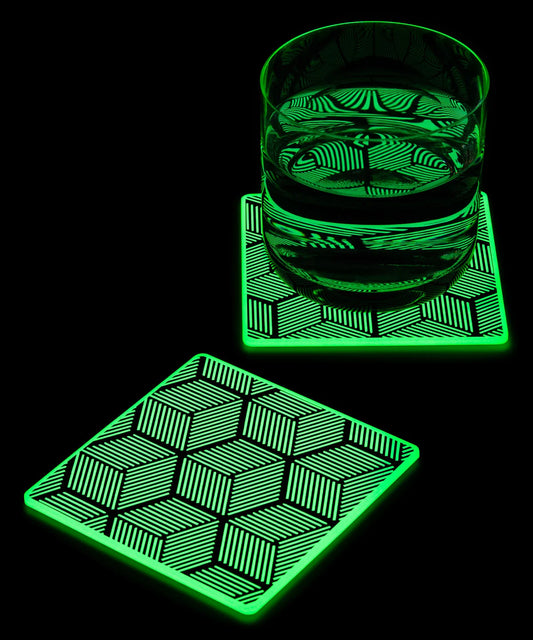 Glow-In-The-Dark Coasters beauty shot