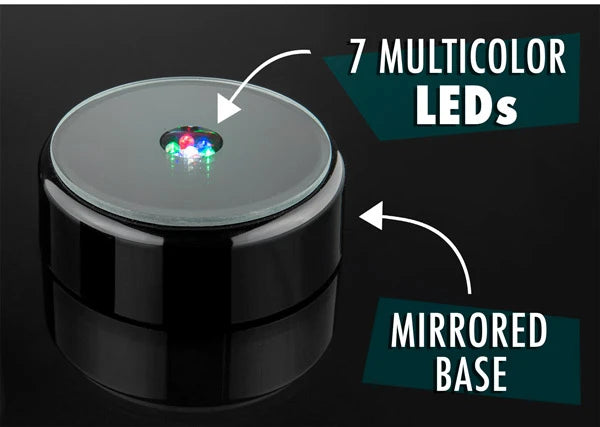 Mirrored LED base