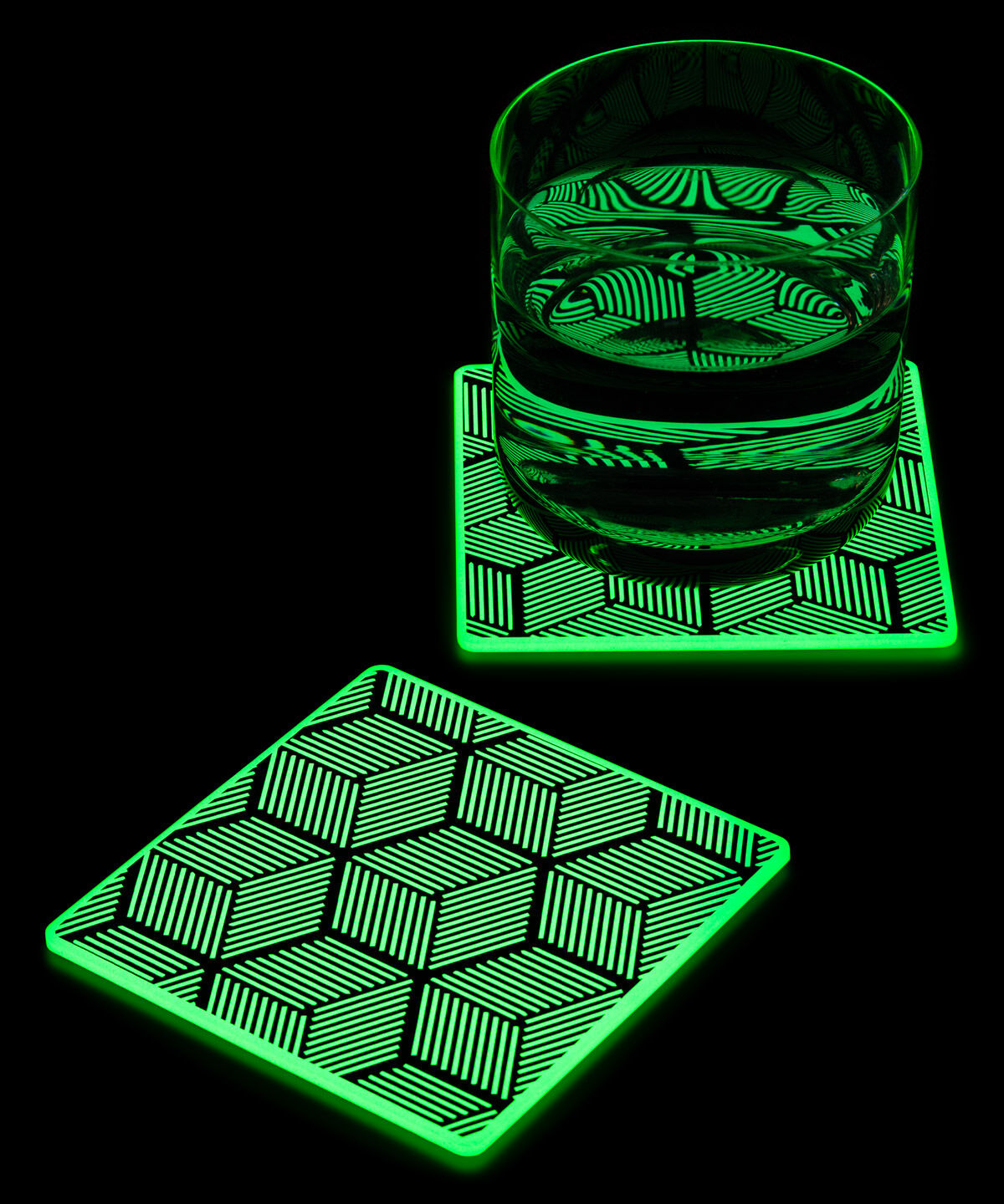 Glow-In-The-Dark Coasters beauty shot