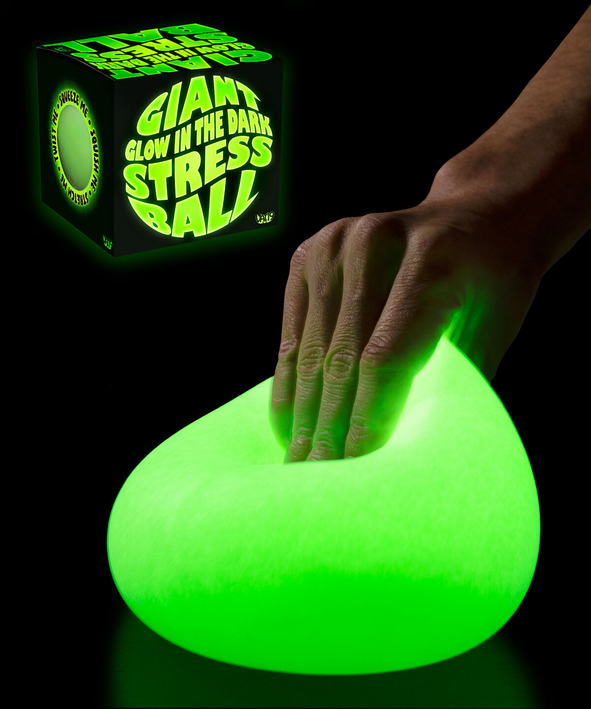 Giant Glow in the Dark Stress Ball – Vat19