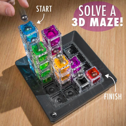 Guide the marble as it drops through the maze.