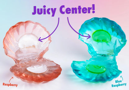 Admire the detailed texture of these 4D gummies before biting into their fruity, liquid-filled center.