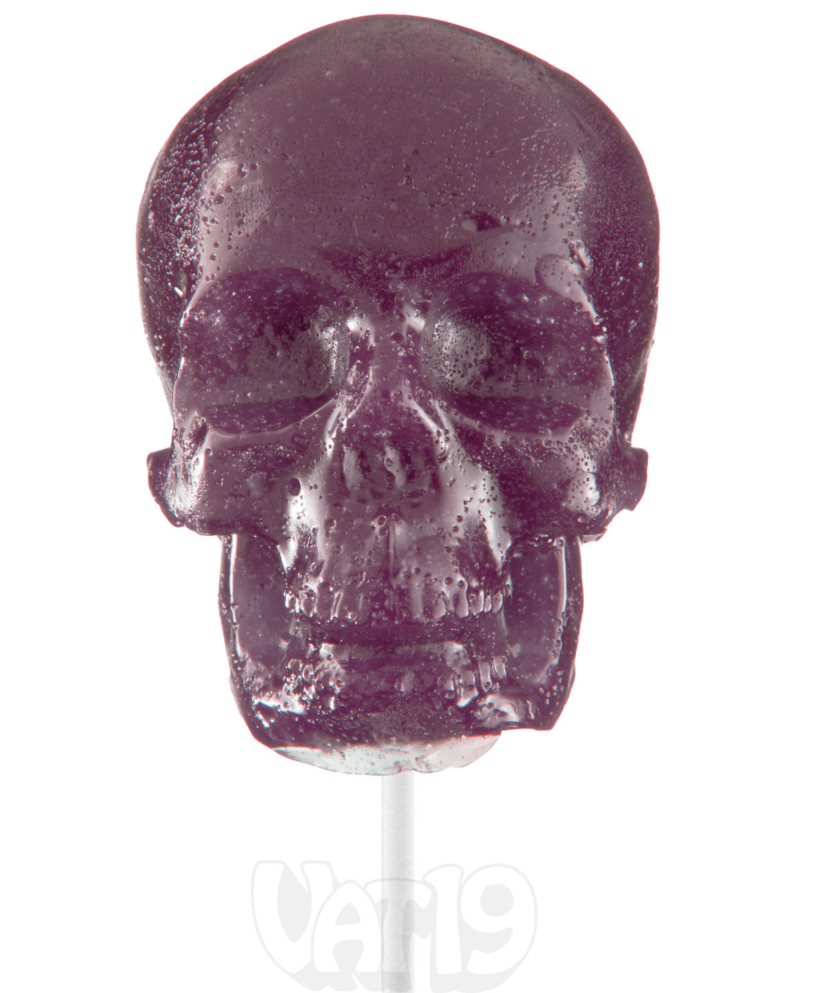 Gummy Skull on a Stick-Grape beauty shot