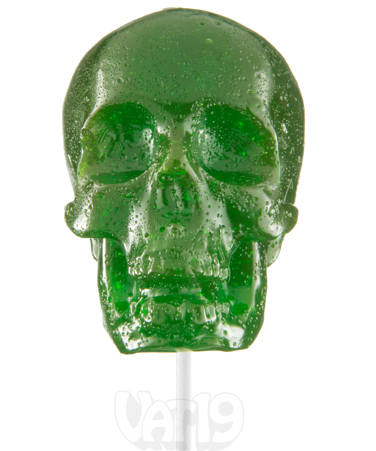 Gummy Skull on a Stick-Green Apple beauty shot