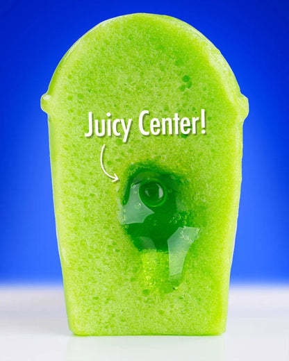 One bite quickly releases its flavorful syrupy center! Matcha Boba Tea is pictured above.