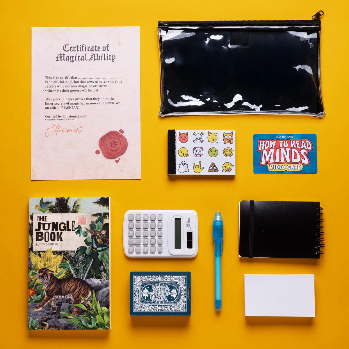 Each prop is designed so that anybody can use it quickly and effectively.