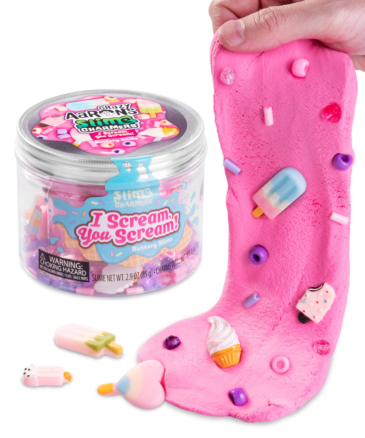 Crazy Aaron's Slime Charmers-I Scream, You Scream! (Buttery Slime) beauty shot