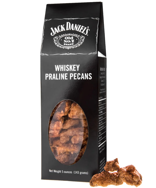 Whiskey Praline Pecans beauty shot