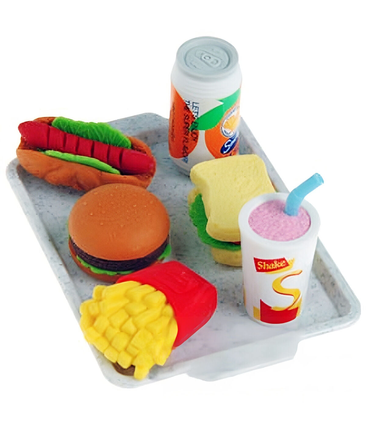 Japanese Food Erasers-Fast Food Set beauty shot
