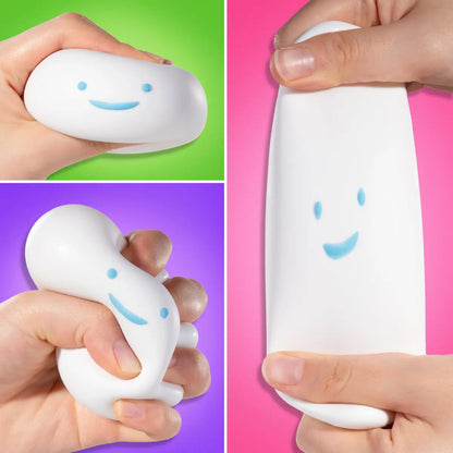 Stretch it, squeeze it, and squish it! This marshmallow loves to play.