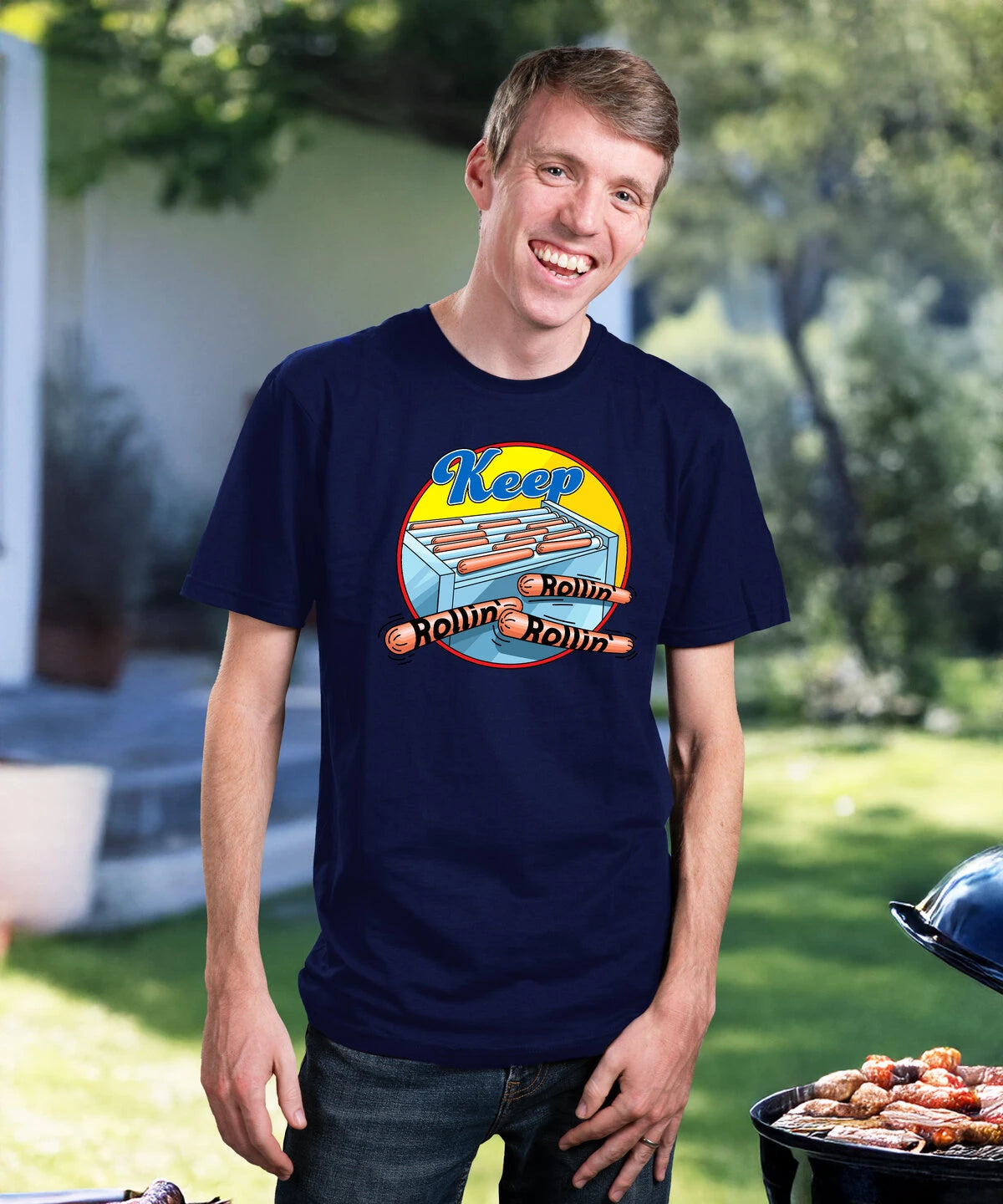 The Rollin’ Rollin’ Rollin’ T-Shirt lets you proclaim your love of gas station delicacies with the nostalgic bravado of 2000s rap metal.