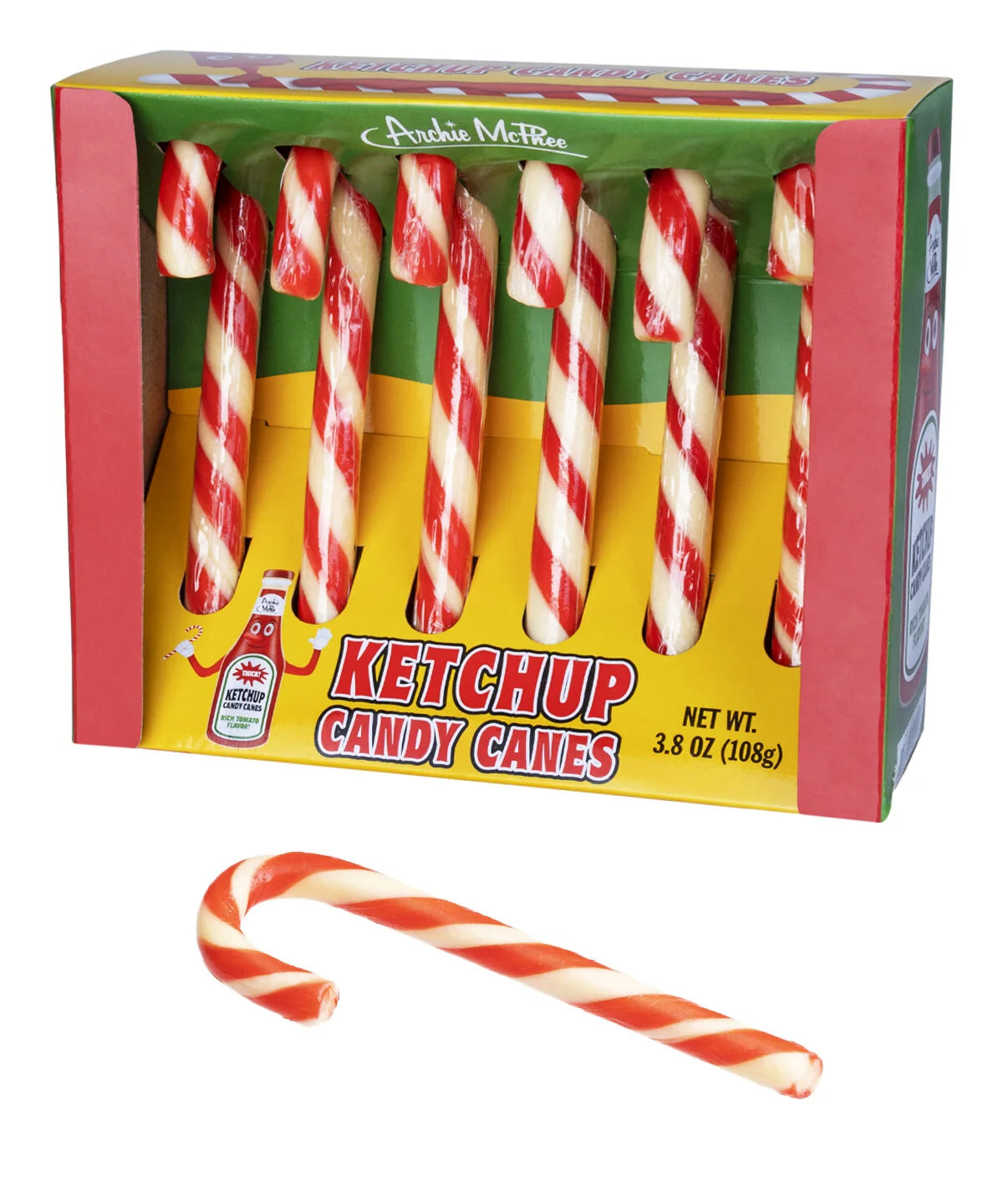 Ketchup Candy Canes beauty shot