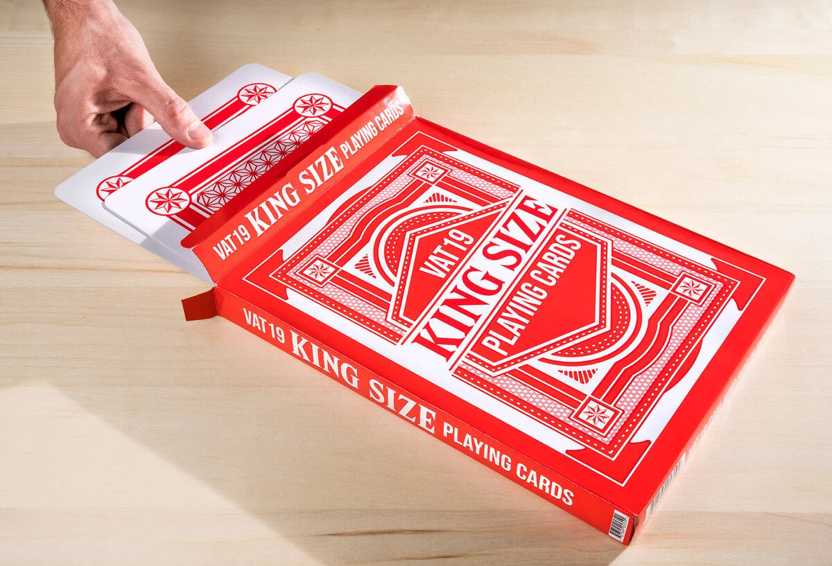 The traditional box packaging completes the look. 