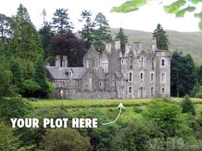 The recipient of the Become a Laird of Lady Gift Box will receive a one-square-foot plot of land at Dunans Castle.