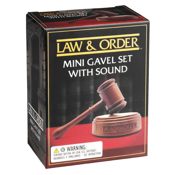 Law & Order Mini Gavel Set