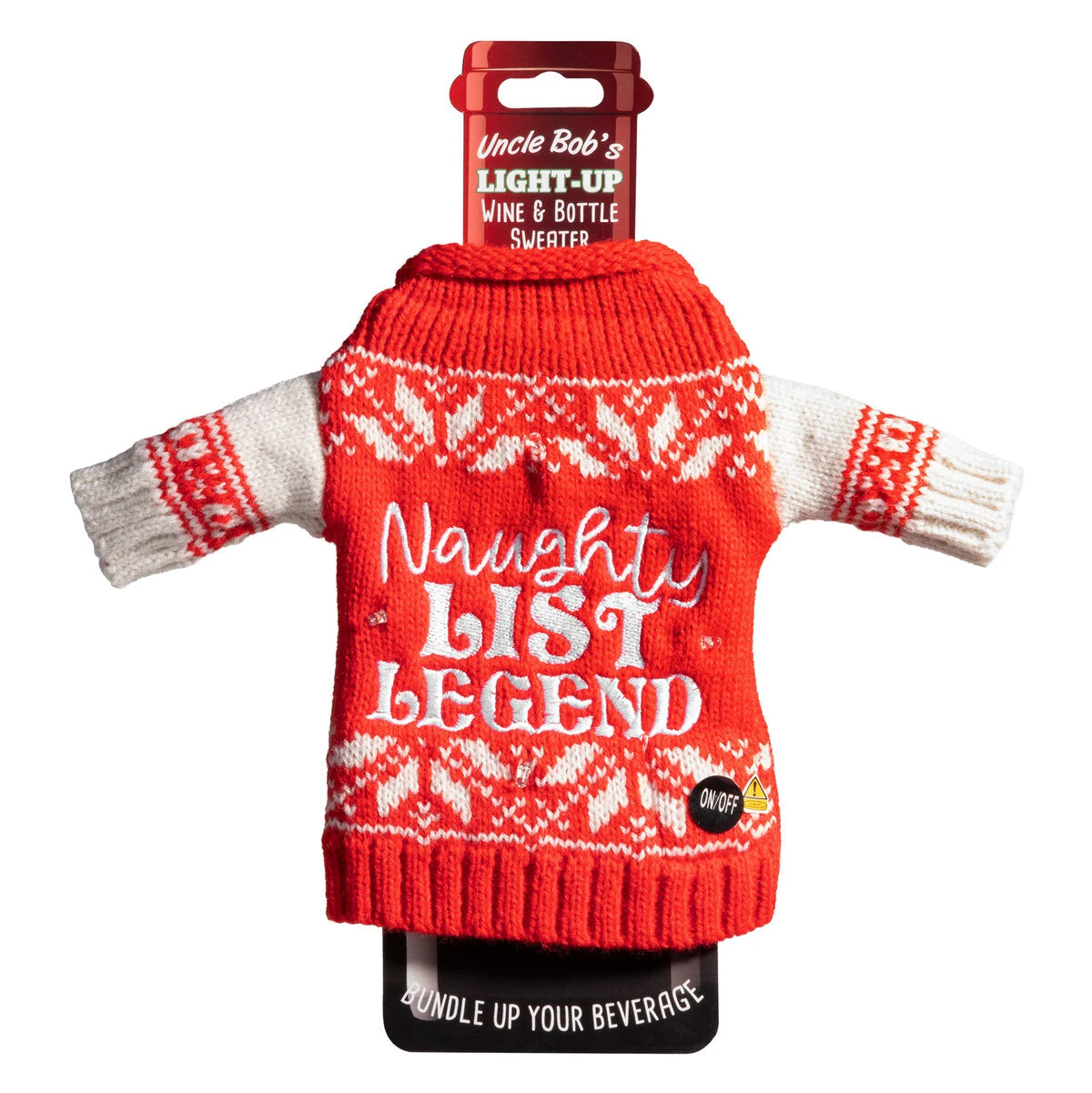 These hilarious mini-garments recreate the classic Christmas gag-gift with just the right amount of tackiness.