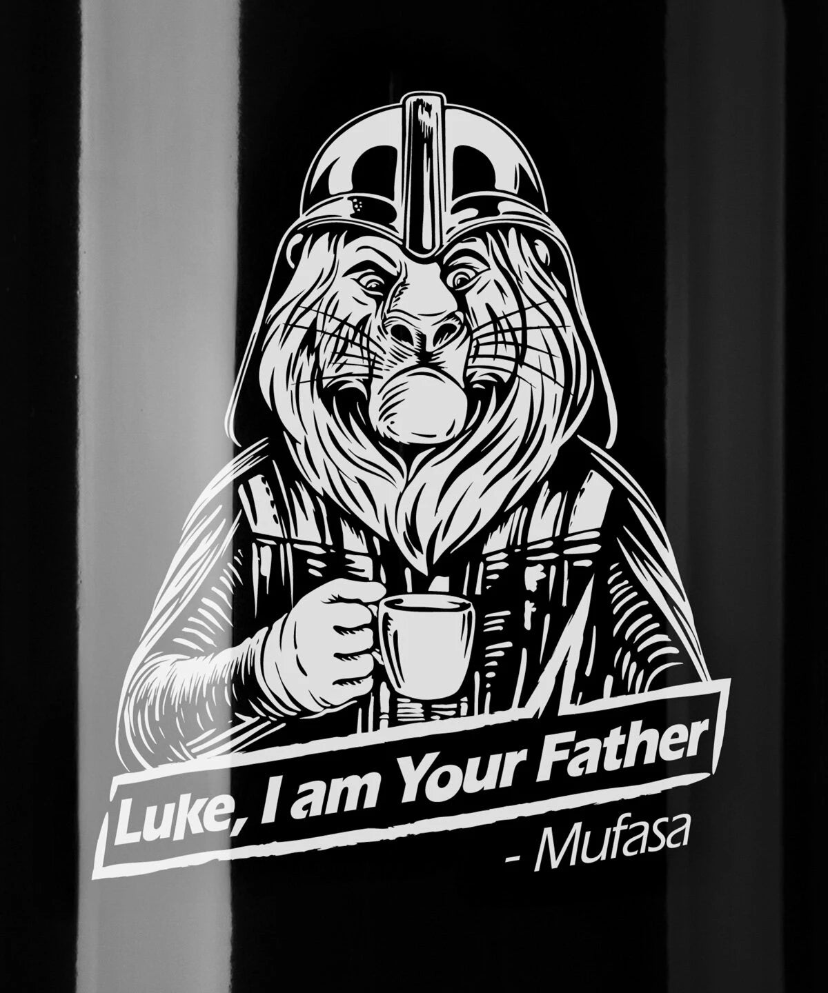 A cup designed to troll movie fans.