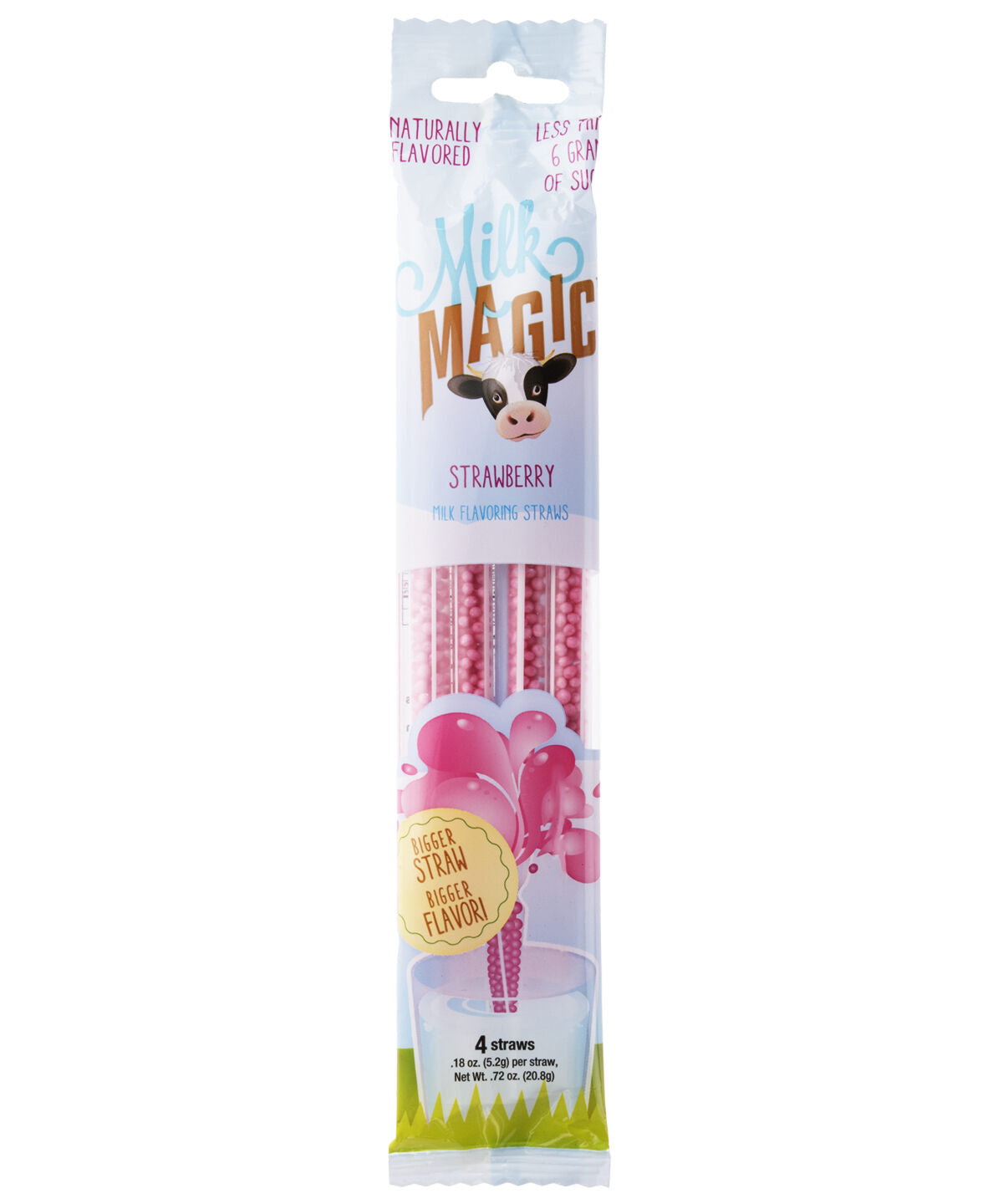 Magic Milk Straws-Strawberry (4-pack) beauty shot