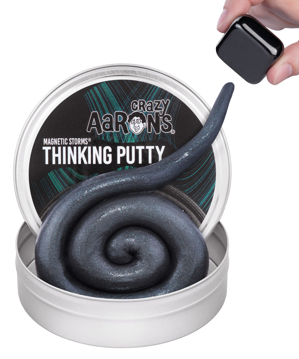 Magnetic Thinking Putty-Strange Attractor beauty shot