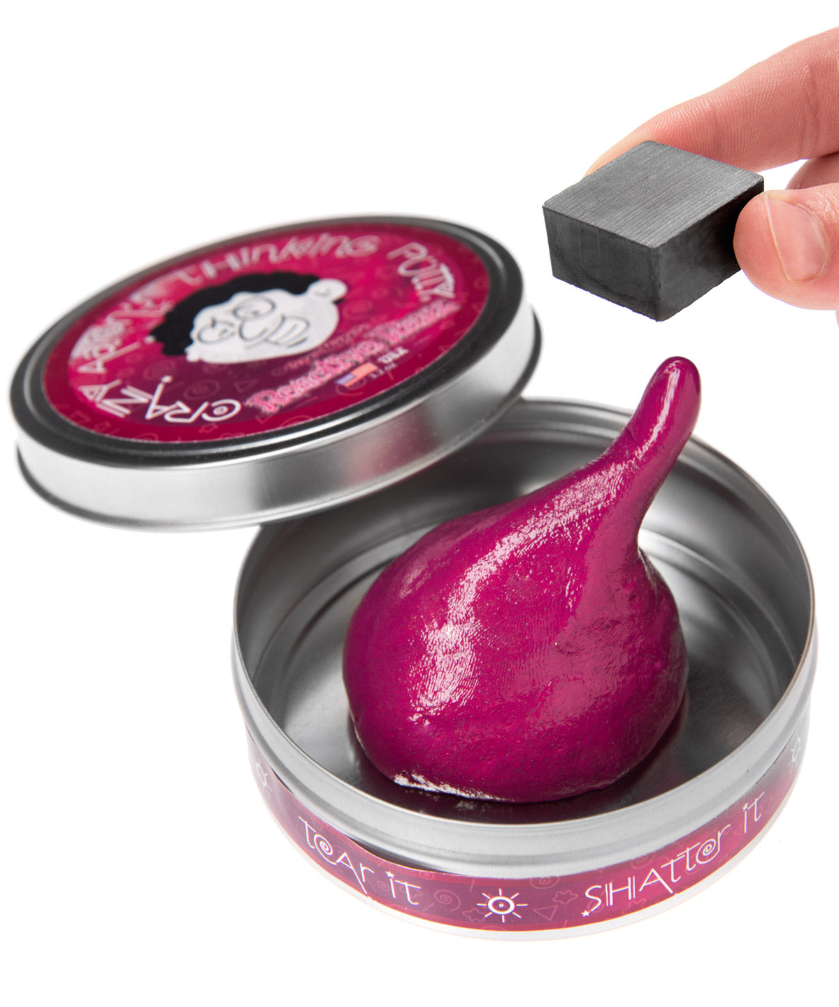 Magnetic Thinking Putty-Pink beauty shot
