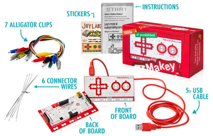 Not included: ingenuity or conductive keys.