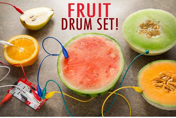 It's a fruit drum set!