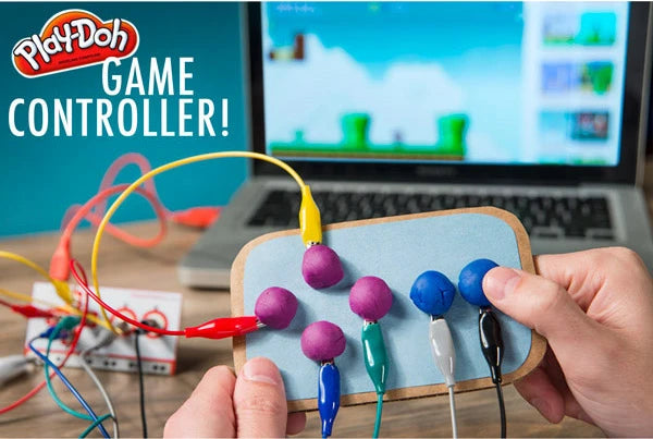 Craft a Play-Doh game controller.