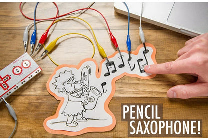 Design a pencil saxophone.