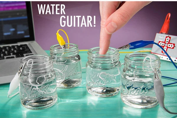 Make a water guitar!