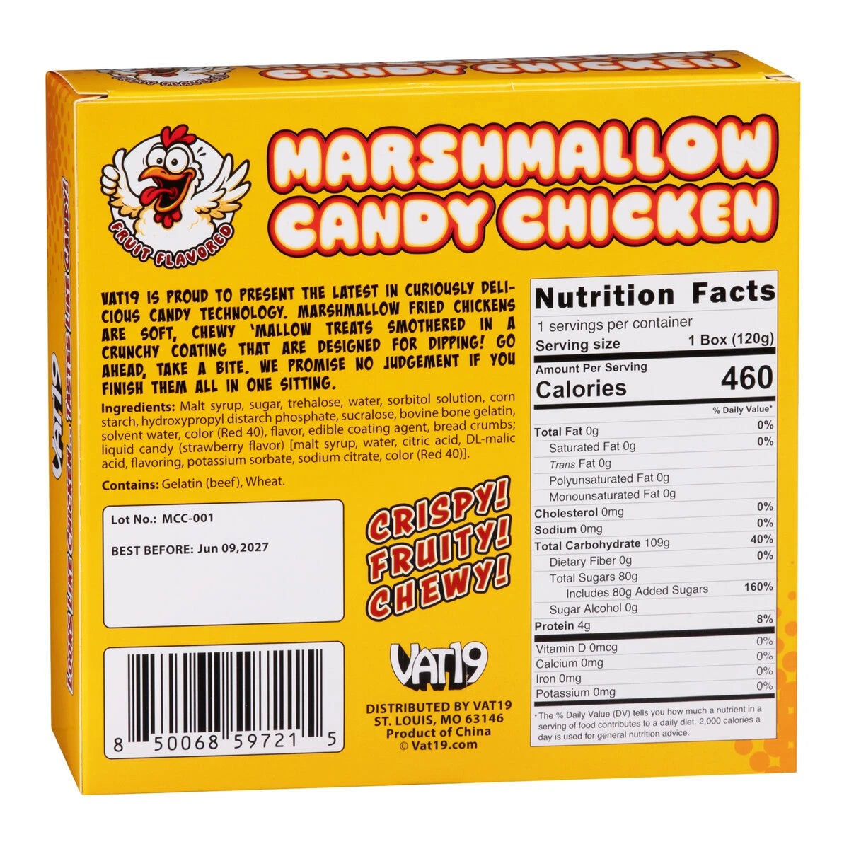Don’t stop at "winner winner chicken dinner" when you can have a full-blown chicken dessert!