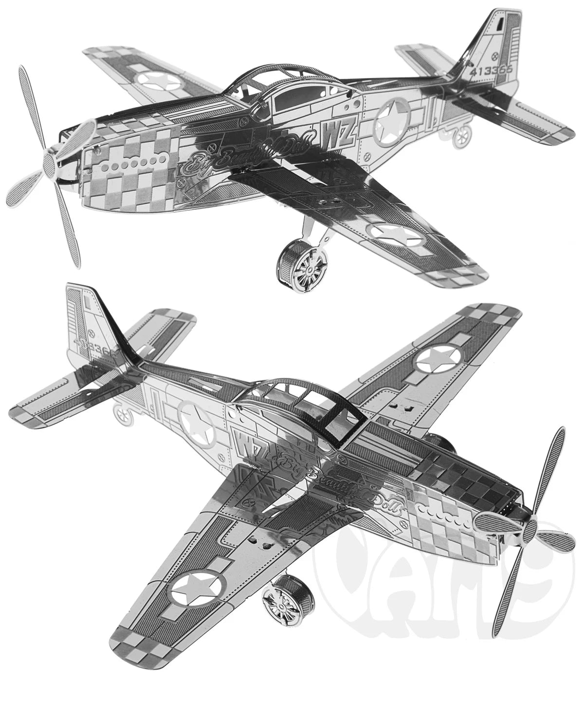 Metal Works Models-P-51 Mustang beauty shot