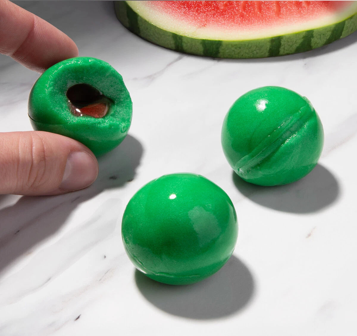 You'll love these Mini Gummy Watermelons that are bursting with gushy yumminess!