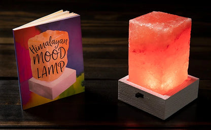 Read your booklet by the warm glow of your salt lamp.
