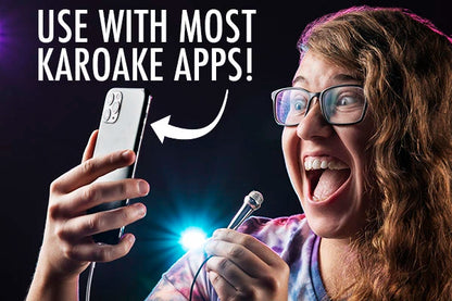 Works with most karaoke apps.